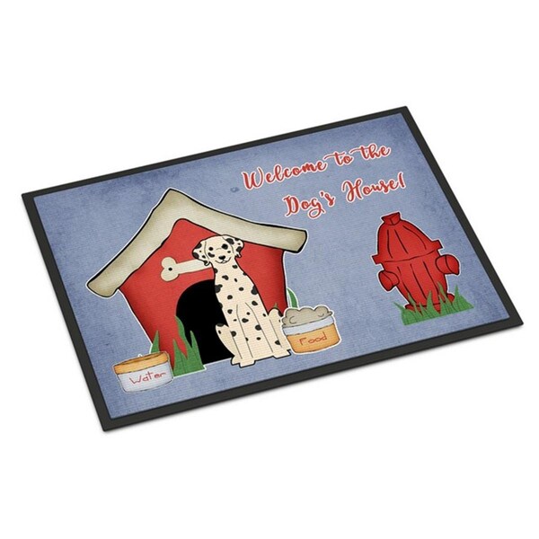 Carolines Treasures Dog House Collection Dalmatian Indoor or Outdoor Mat, 24 x 0.25 x 36 in. BB2851JMAT - main